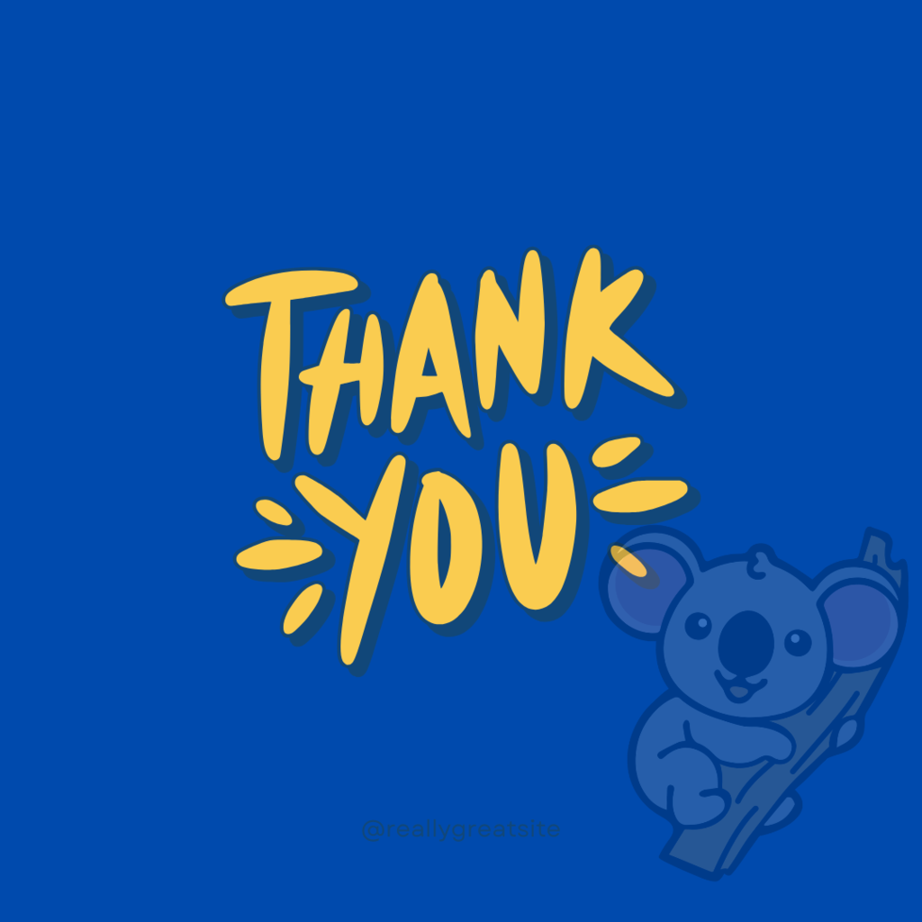 Thank you