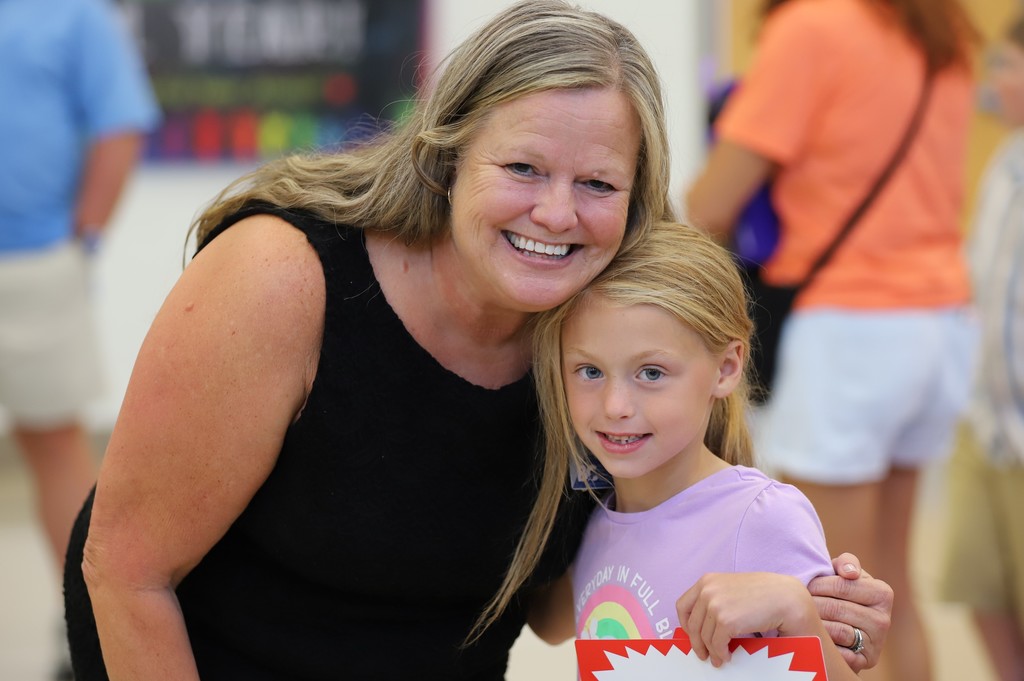 NES Principal and student