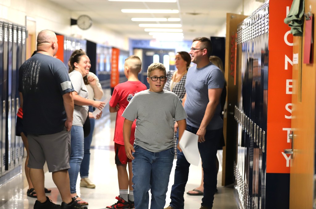 Hebron Student at Open House