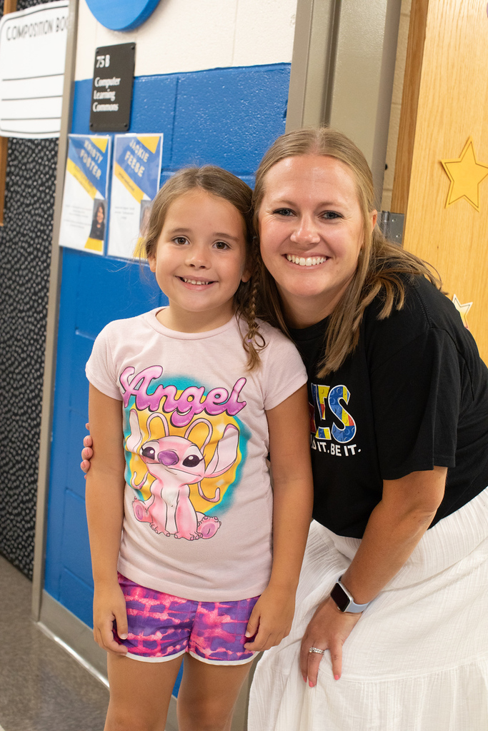 Teacher with Student Smiling