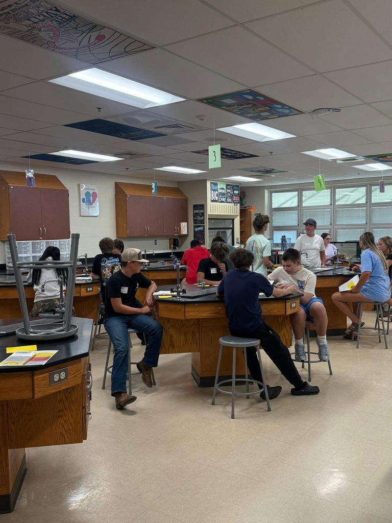 Students in a lab