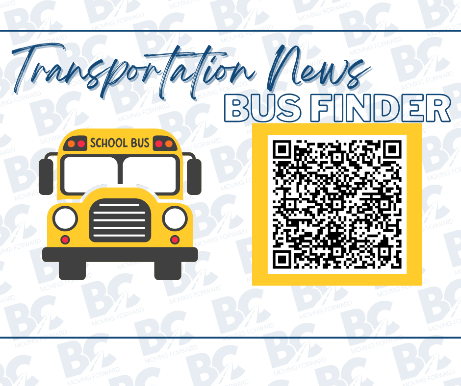 Bus icon and qr code for bus finder