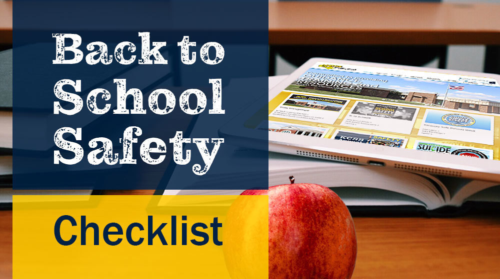 Back to School Safety Note
