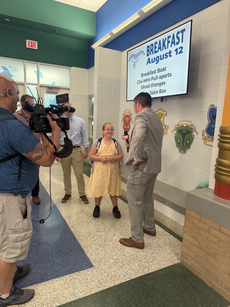 Student on the news