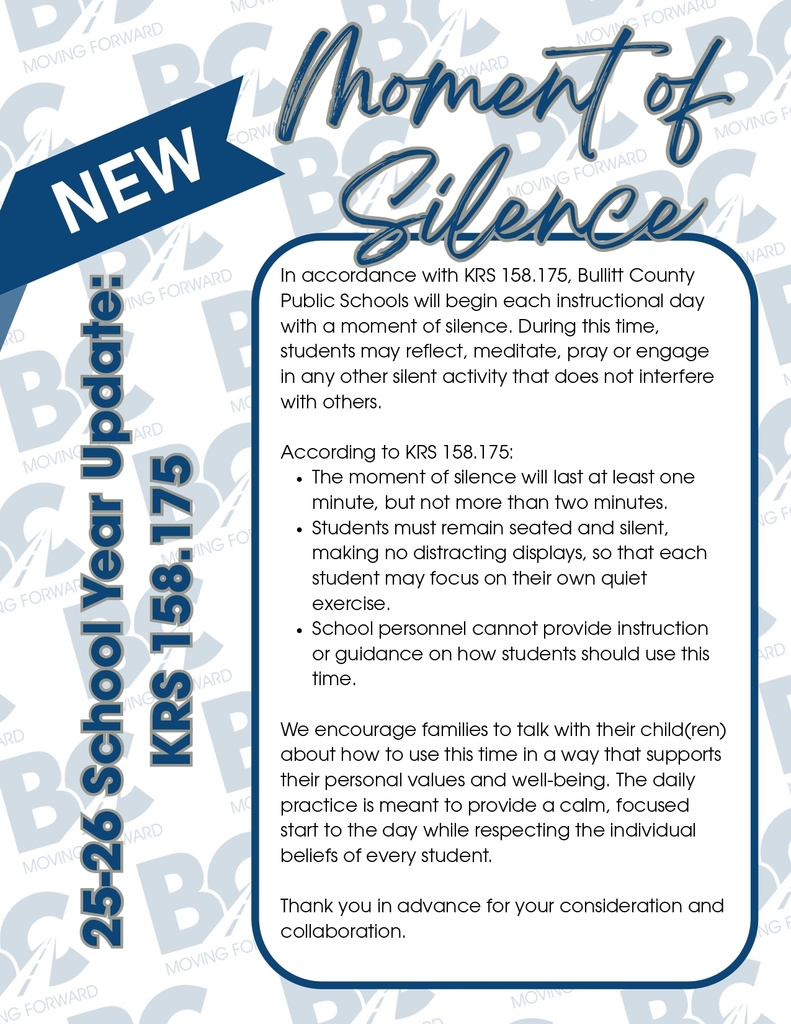 Moment of Silence Flyer