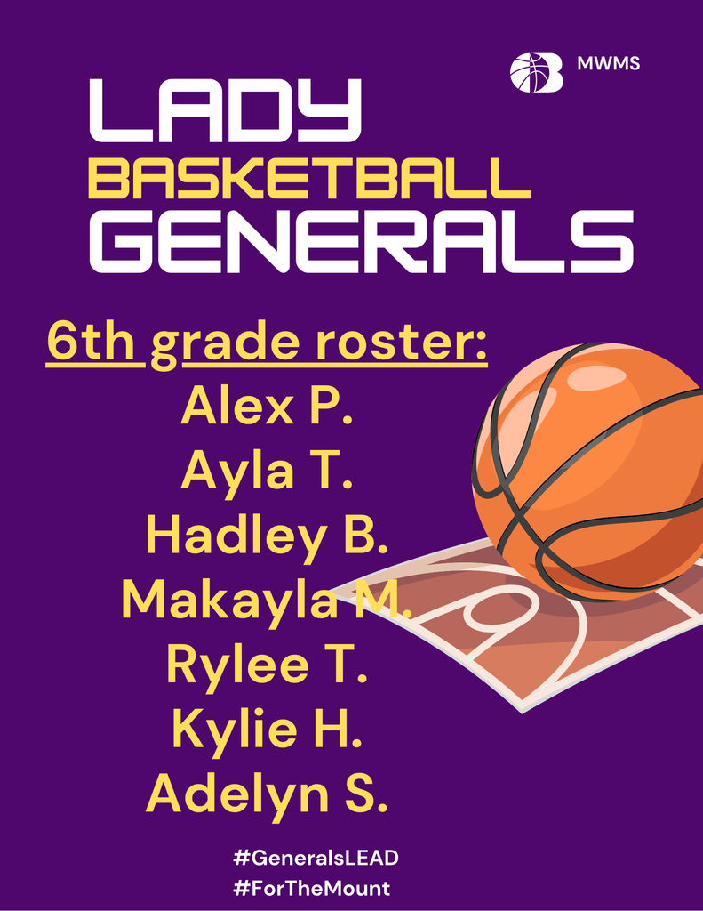 MWMS Lady Generals Roster