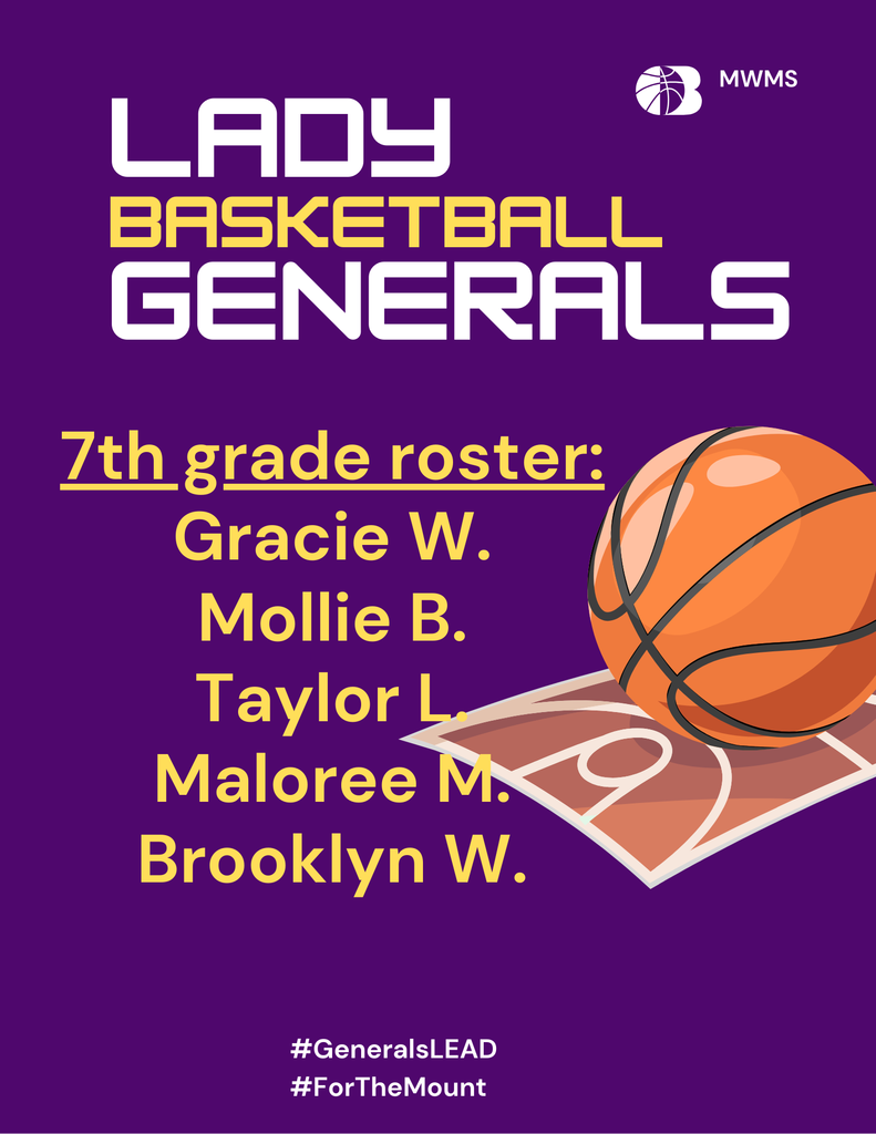 MWMS Lady Generals Roster