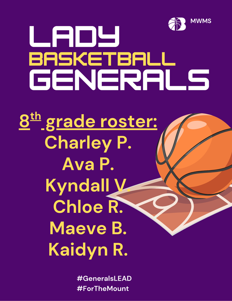 MWMS Lady Generals Roster