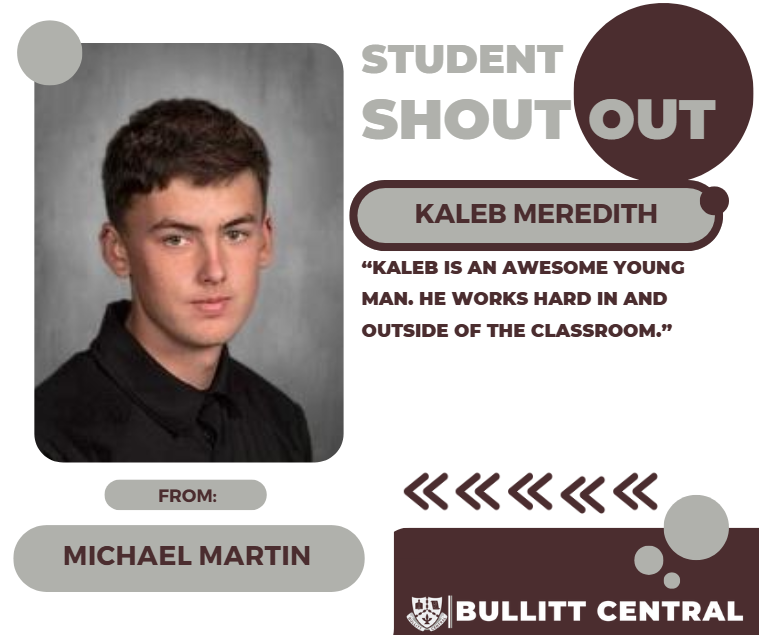 Student Shoutout!