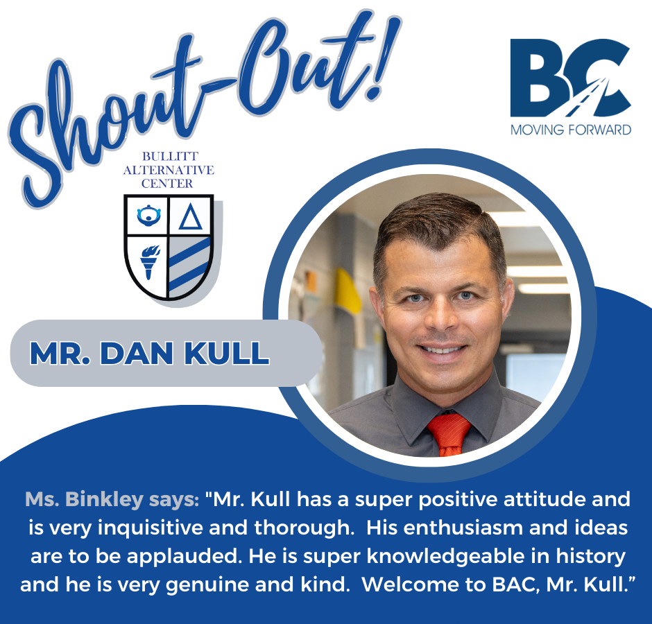 shout out to Dan Kull at BAC
