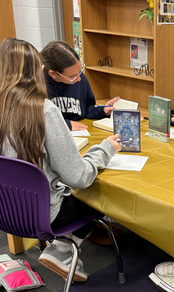 8th grade Book Tasting