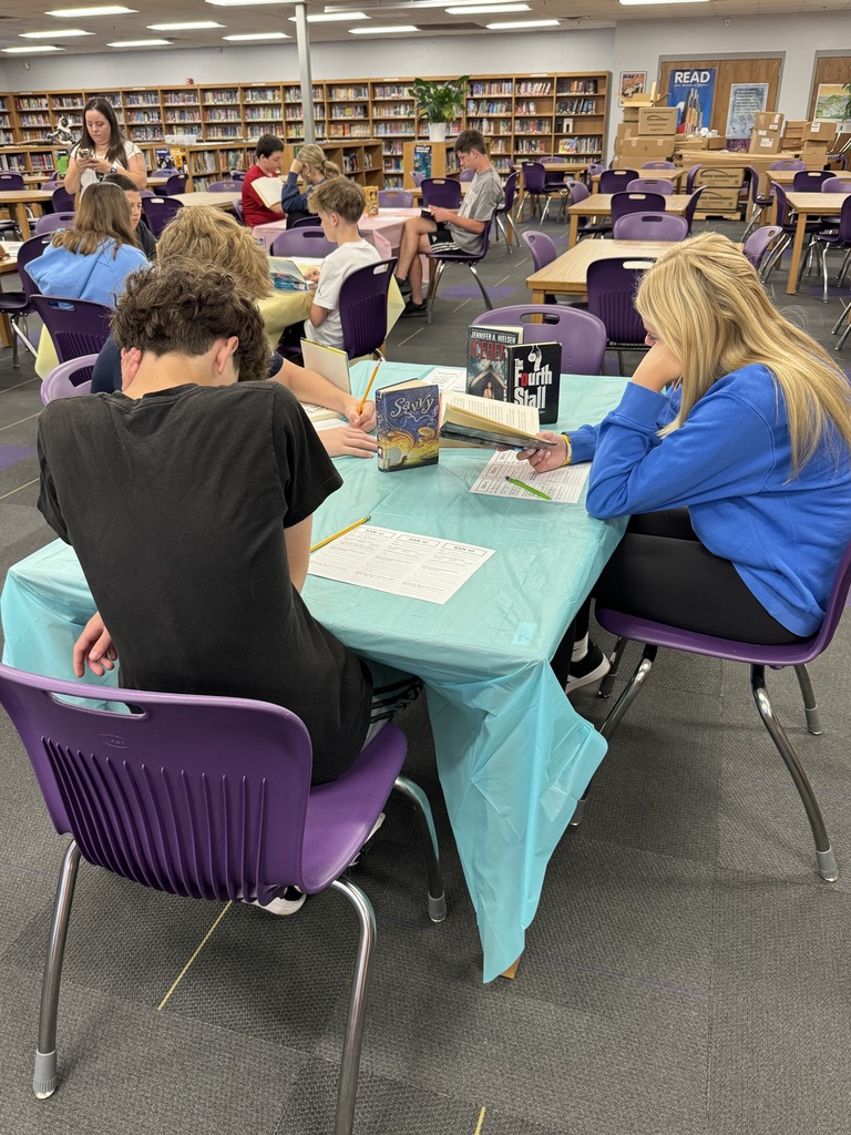 8th grade Book Tasting