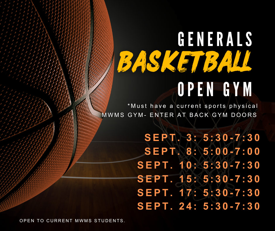 MWMS Boys Basketball Open Gym