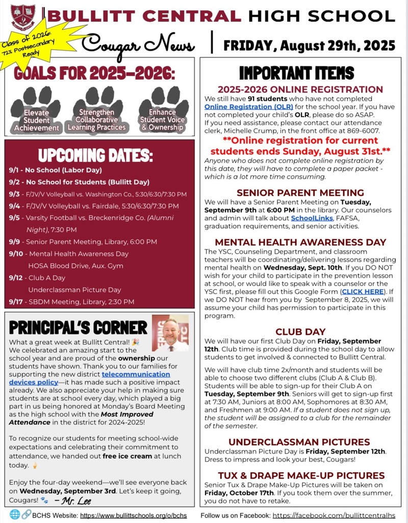 Cougar News 8/29
