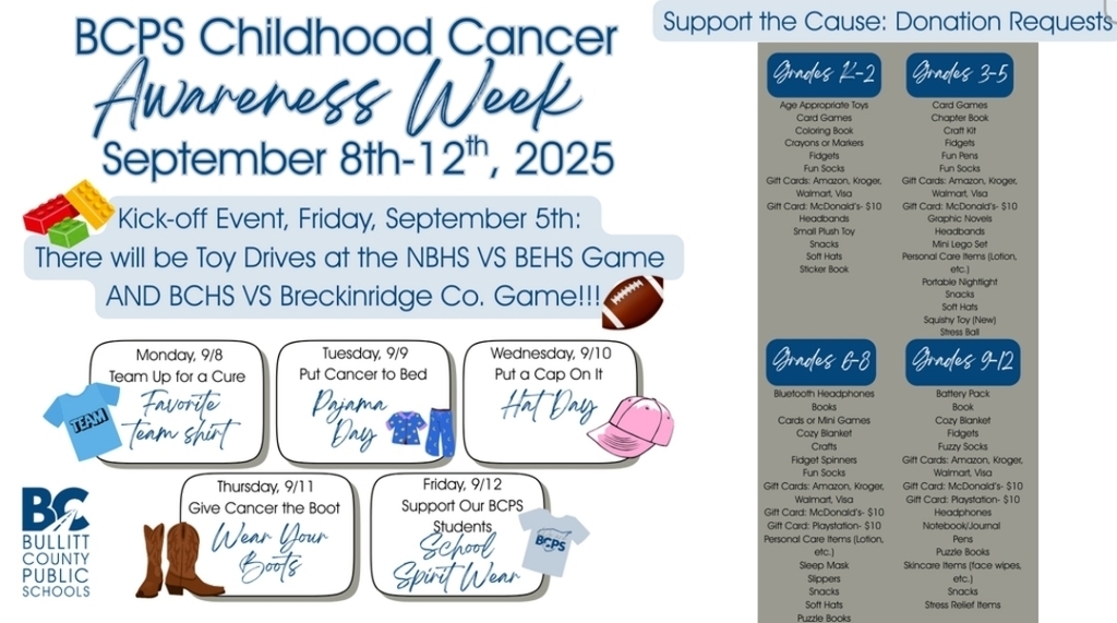 bcps childhood cancer awareness