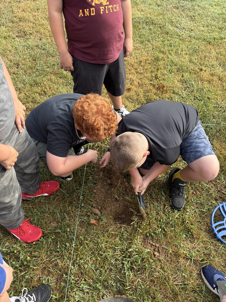 Mr. Cook’s archeological dig