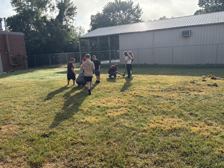 Mr. Cook’s archeological dig
