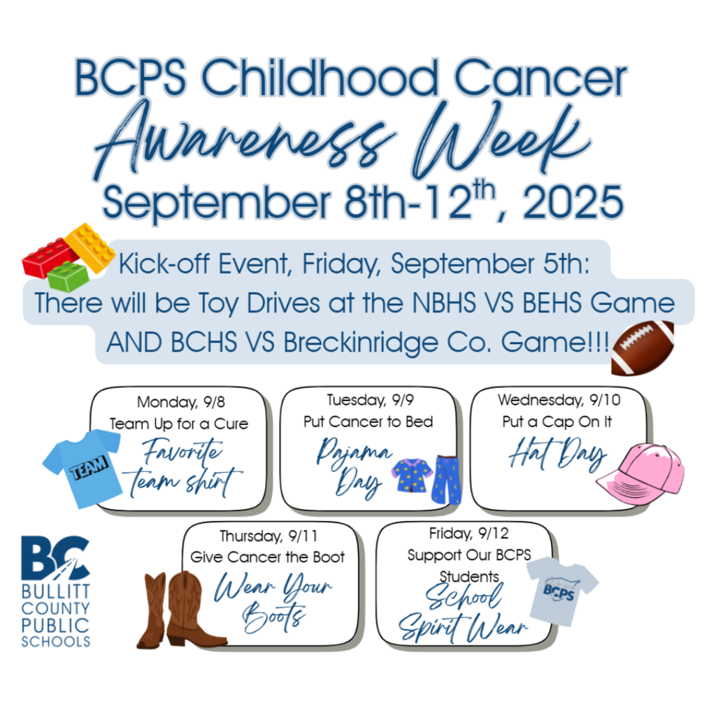 Spirit Days: Monday - Favorite Team Shirt, Tuesday - Pajama Day, Wednesday - Hat Day, Thursday - Wear Your Boots, Friday - School Spirit Wear