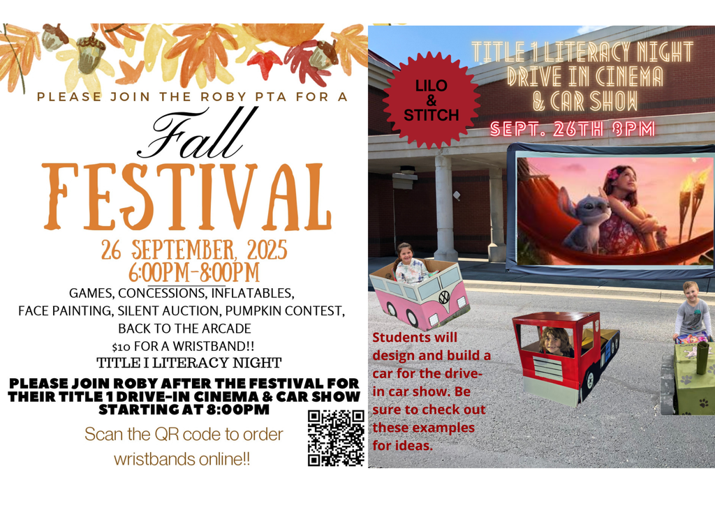 Flyer for Fall Festival and Car Show