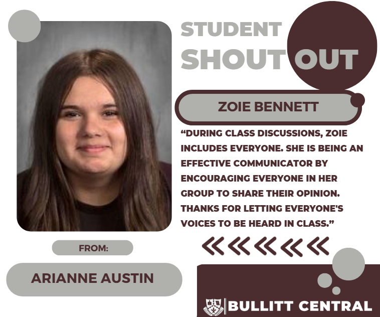 Student Shoutout! 