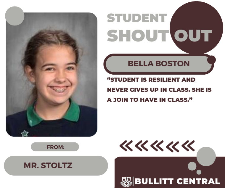 Student Shoutout! 