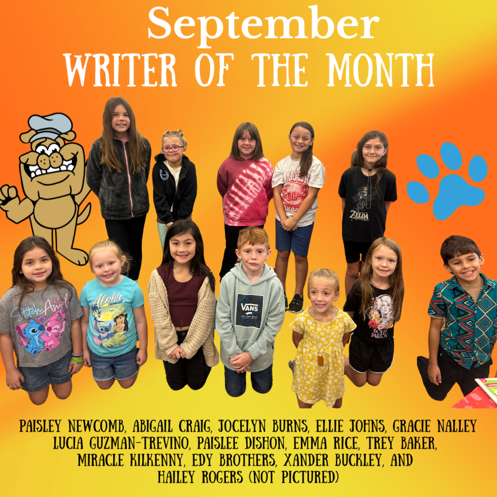 September Writer of the Month
