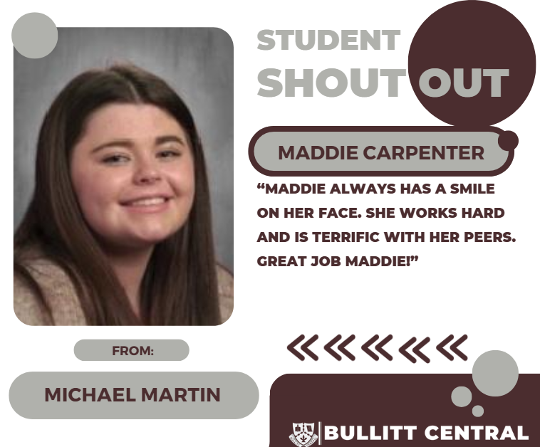 Student Shoutout!