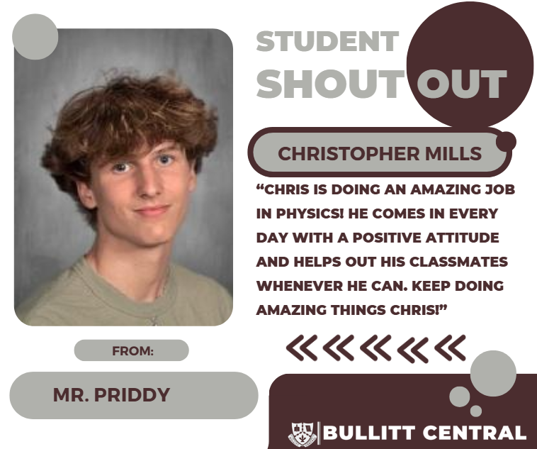 Student Shoutout!