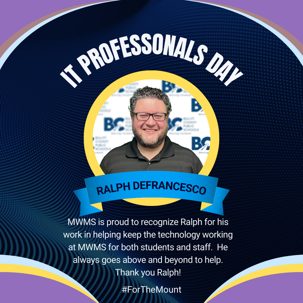 Thank you Ralph! IT Professionals Day