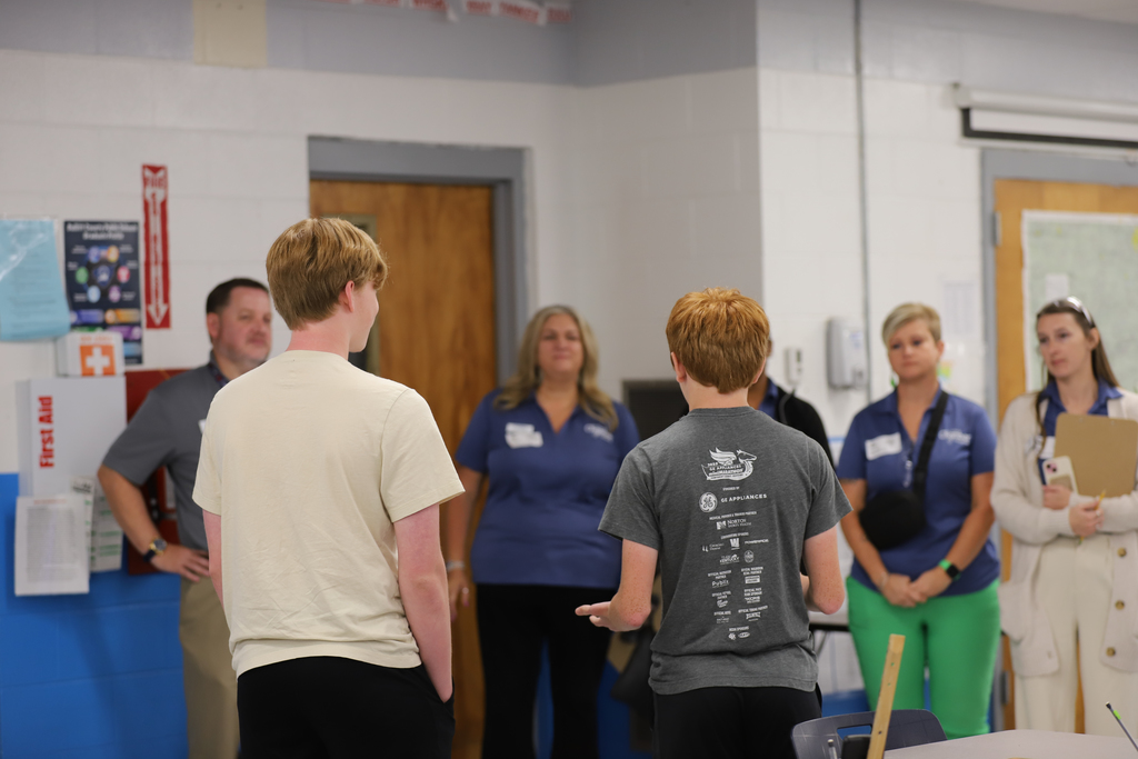Aviation Students Presenting