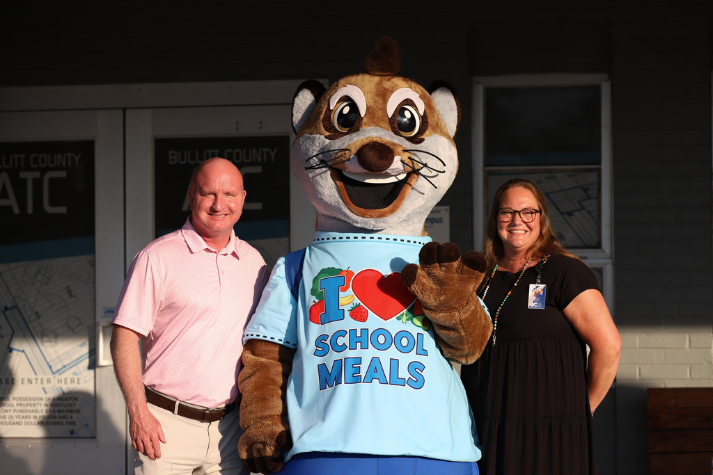 Mealton the Meerkat and Staff members