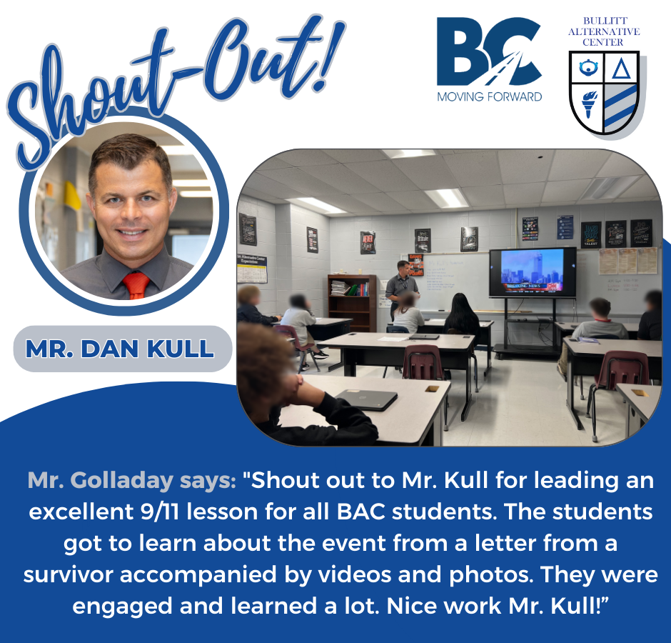 shout out to Dan Kull at BAC