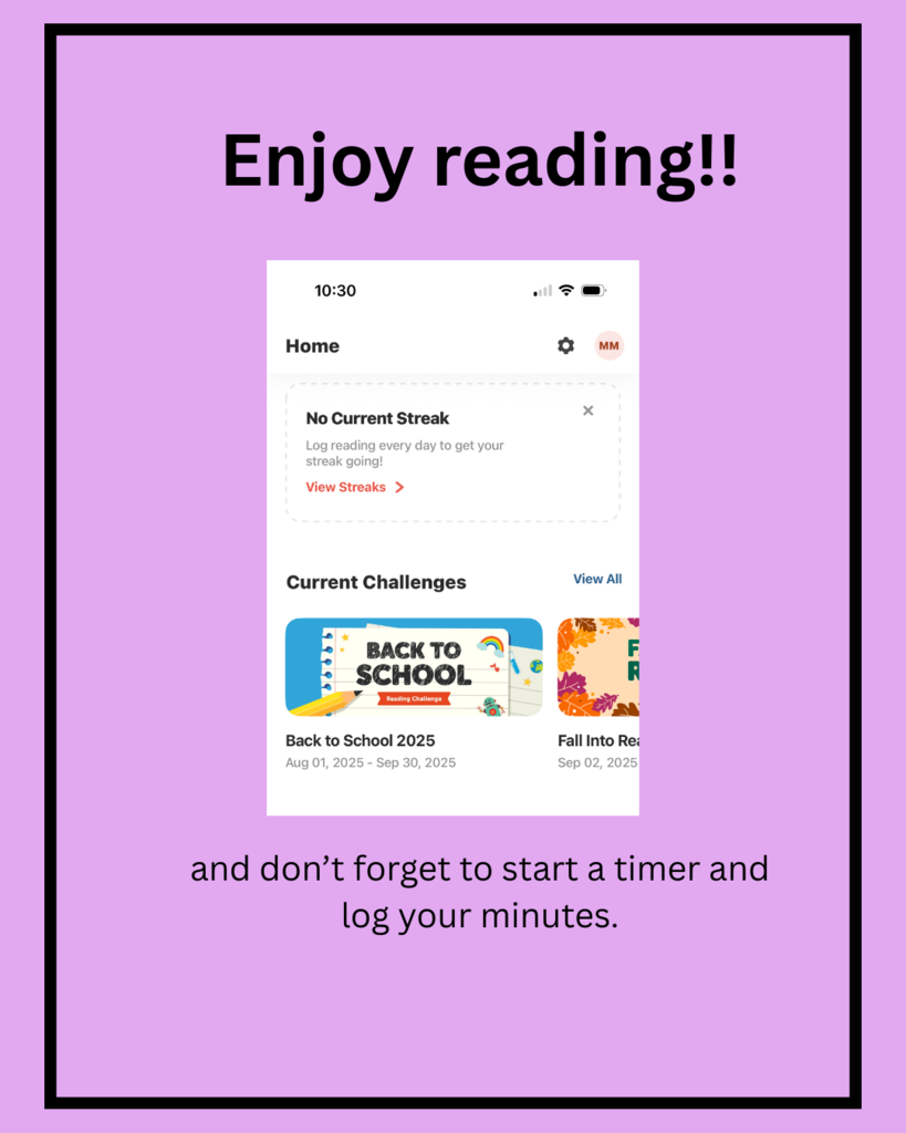 Beanstack App Instructions