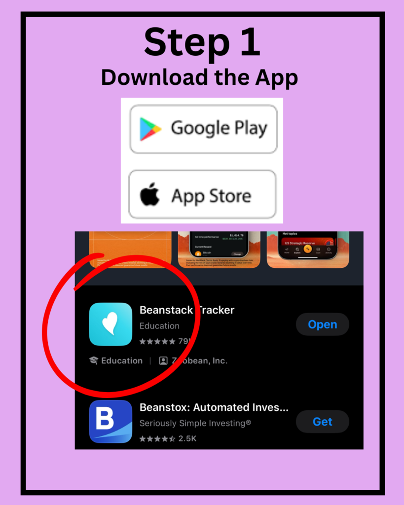 Beanstack App Instructions