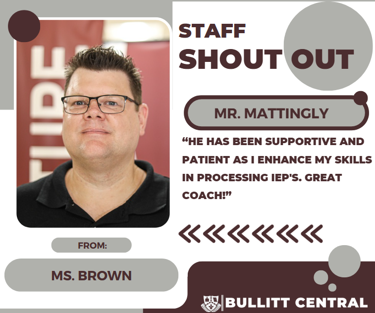 Staff Shoutout! 
