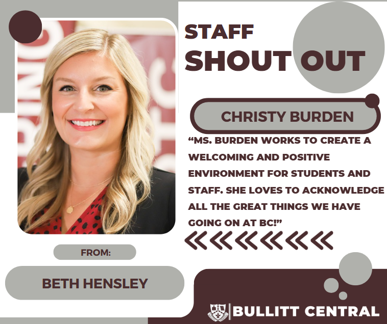 Staff Shoutout! 