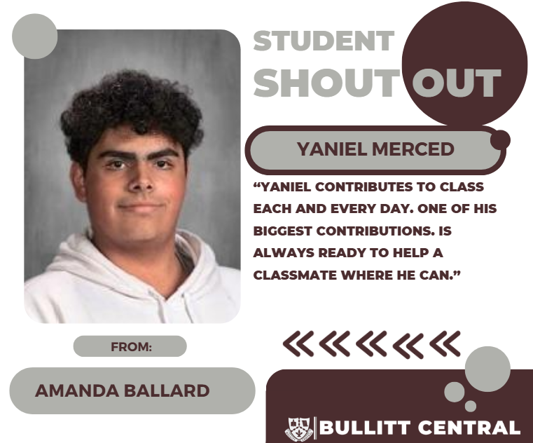 Student Shoutout! 