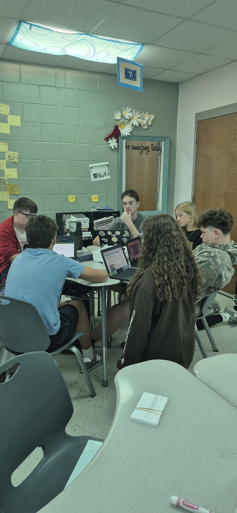 8th grade Integrated Science/Writing Class