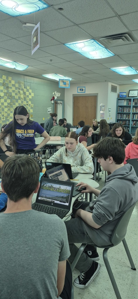 8th grade Integrated Science/Writing Class