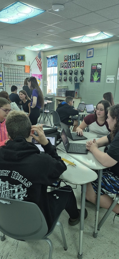 8th grade Integrated Science/Writing Class
