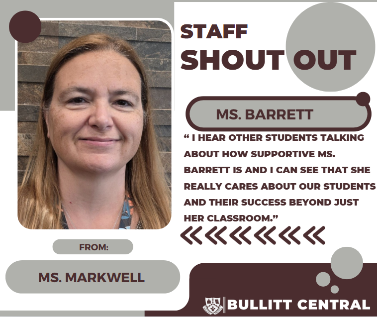 Staff Shout Out