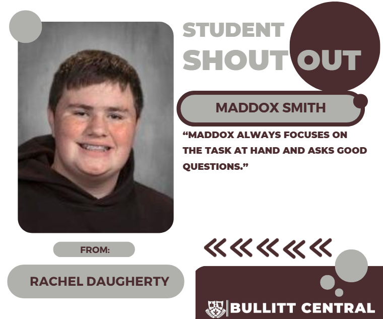 Student Shoutout! 