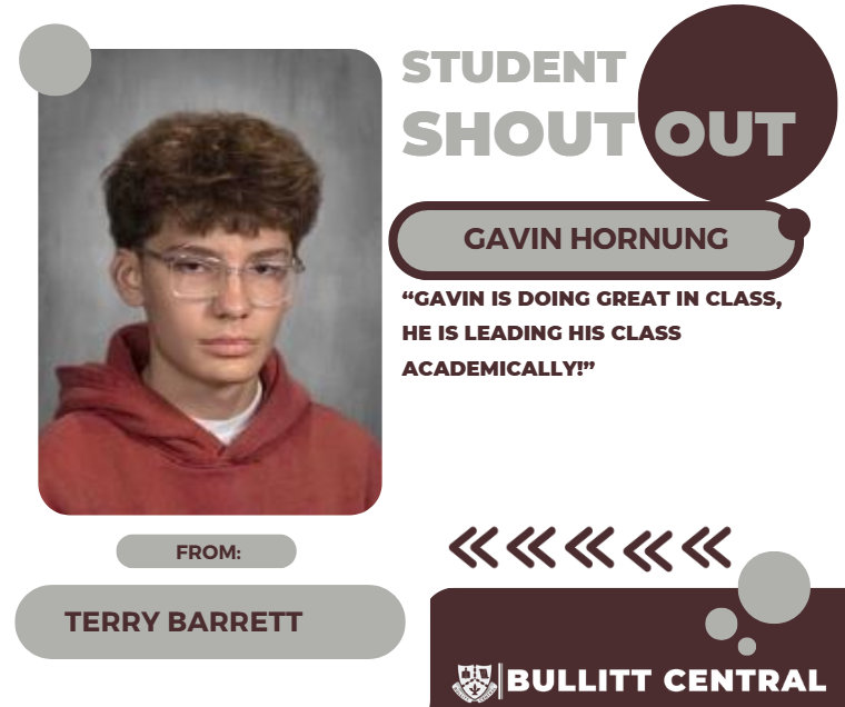 Student Shoutout! 