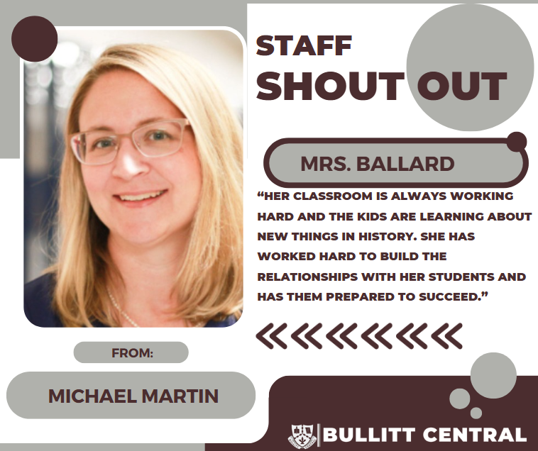 Staff Shout Out