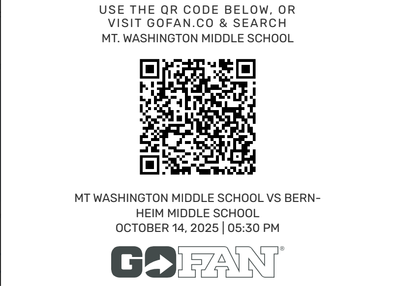 GoFan Link for October 14, 2025