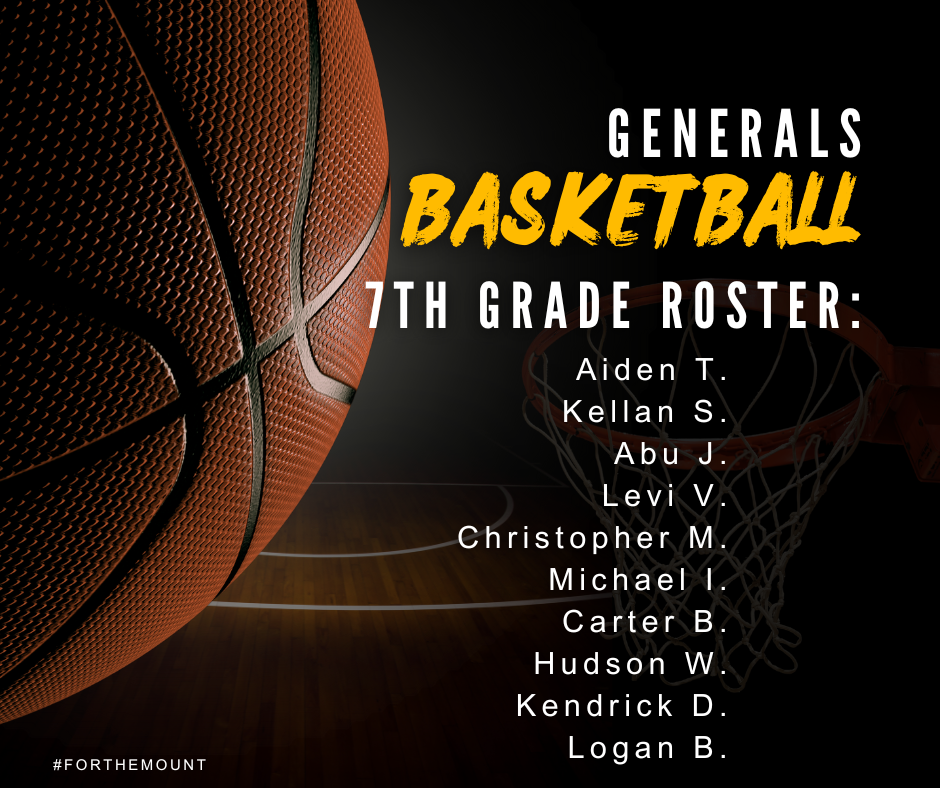 Generals Basketball Roster 2025-2026