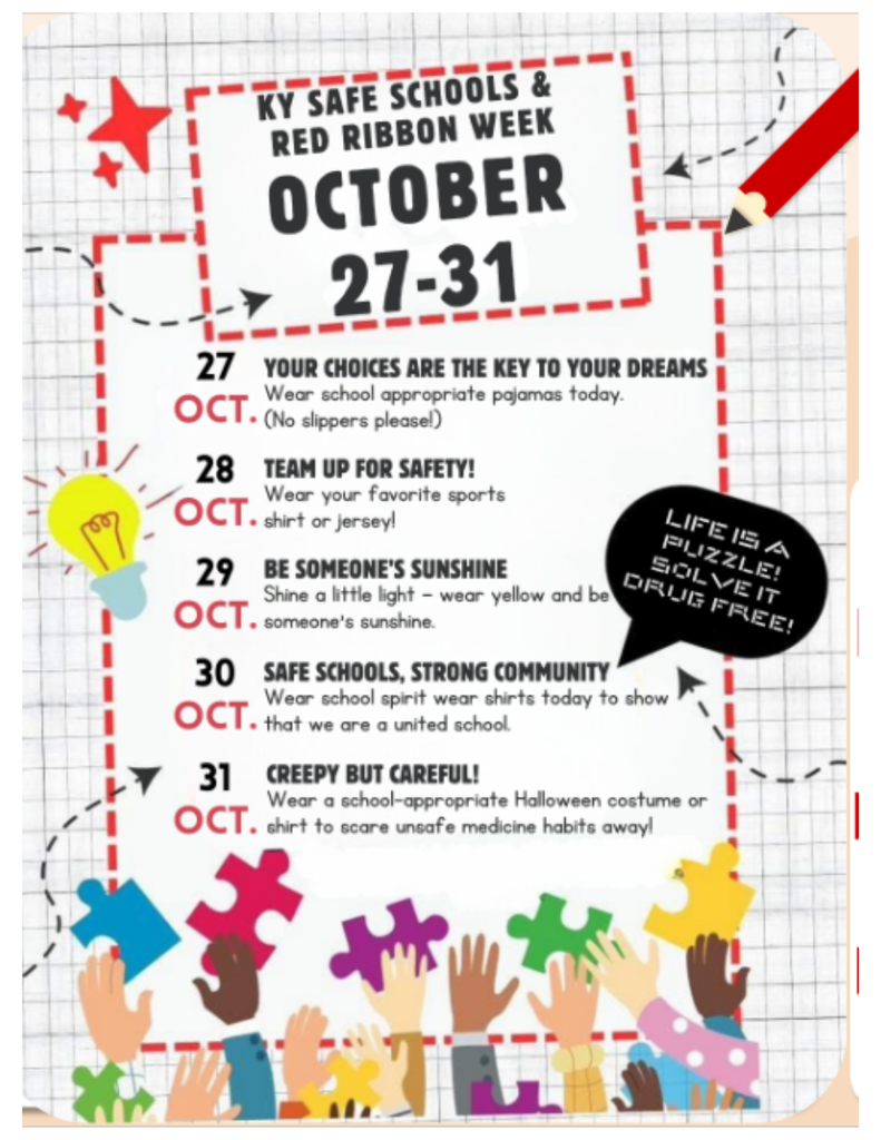 Red Ribbon/Safe Schools Dress Up Days
