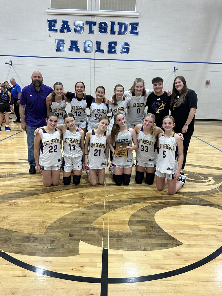 MWMS Lady Generals 8th grade MKAC CHAMPIONS!