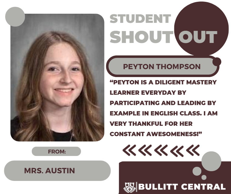 Student Shoutout!