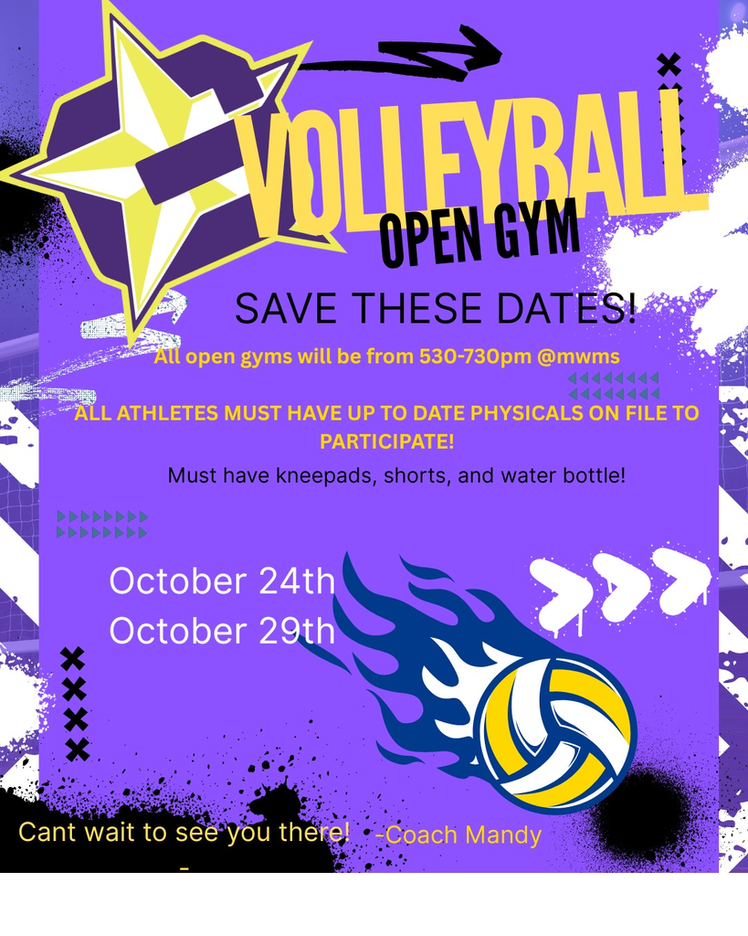 Updated MWMS Volleyball Open Gym
